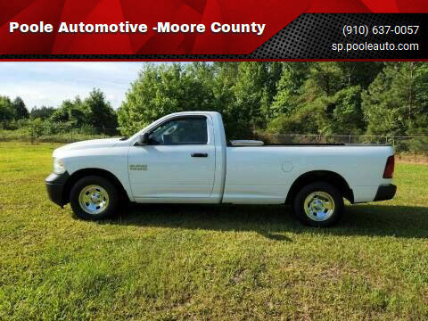 2015 RAM 1500 for sale at Poole Automotive in Laurinburg NC