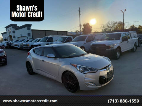 2017 Hyundai Veloster for sale at Shawn's Motor Credit in Houston TX