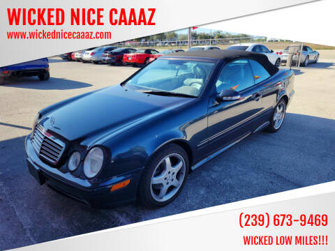 2003 Mercedes-Benz CLK for sale at WICKED NICE CAAAZ in Cape Coral FL