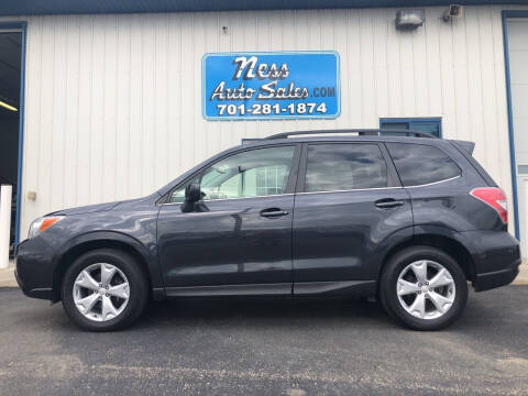 2015 Subaru Forester for sale at NESS AUTO SALES in West Fargo ND