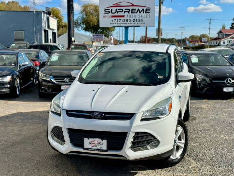 2014 Ford Escape for sale at Supreme Auto Sales in Chesapeake VA