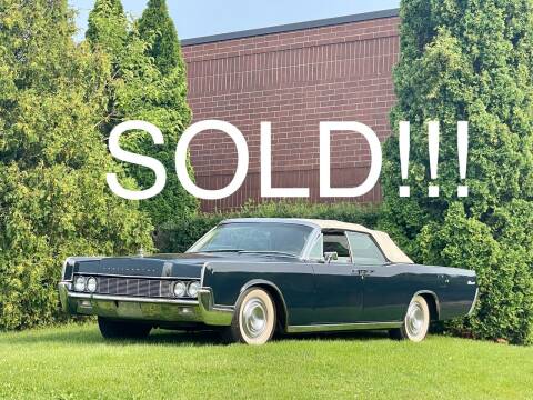 1967 Lincoln Continental for sale at Classic Auto Haus in Dekalb IL