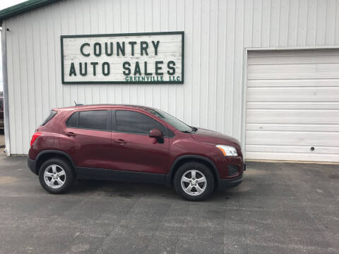2016 Chevrolet Trax for sale at COUNTRY AUTO SALES LLC in Greenville OH