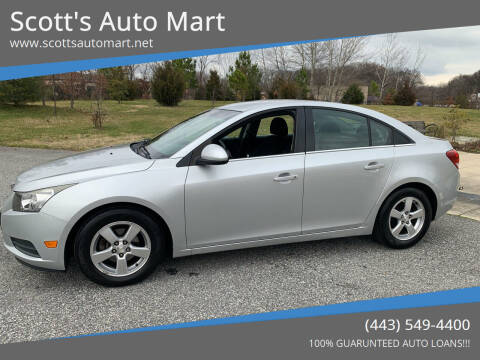 2014 Chevrolet Cruze for sale at Scott's Auto Mart in Dundalk MD