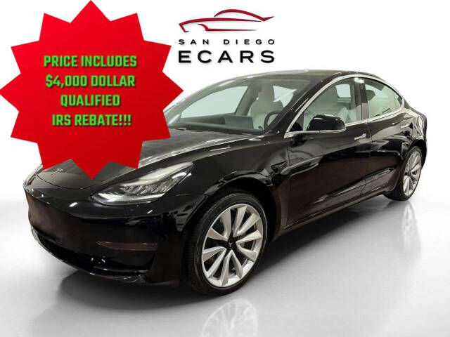 2019 Tesla Model 3 for sale at San Diego Ecars in San Diego, CA