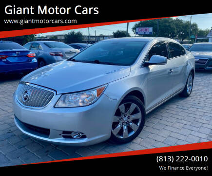 2010 Buick LaCrosse for sale at Giant Motor Cars in Tampa FL
