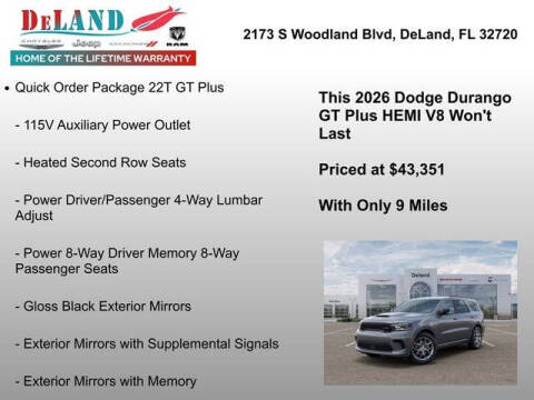 2026 Dodge Durango GT HEMI Plus
