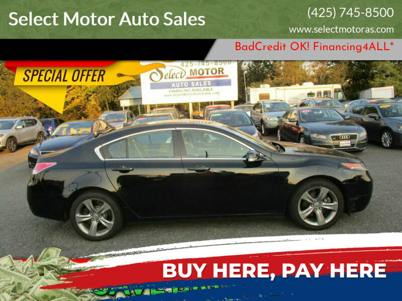 2012 Acura TL for sale at Select Motor Auto Sales in Lynnwood WA