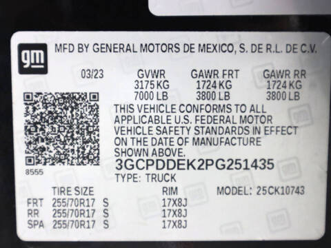 2023 Chevrolet Silverado 1500