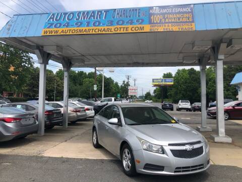 2013 Chevrolet Cruze for sale at Auto Smart Charlotte in Charlotte NC