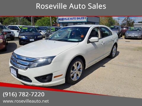 2012 Ford Fusion for sale at Roseville Auto Sales in Roseville CA