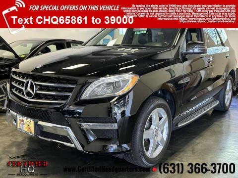2015 Mercedes-Benz M-Class for sale at CERTIFIED HEADQUARTERS in Saint James NY