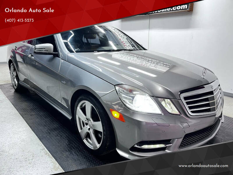 2012 Mercedes-Benz E-Class for sale at Orlando Auto Sale in Orlando FL