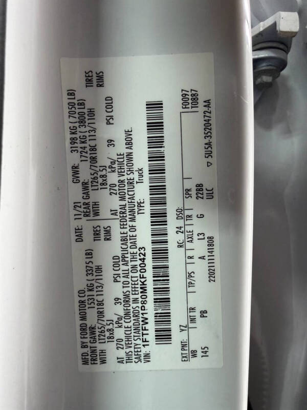 2021 Ford F-150 Police Responder