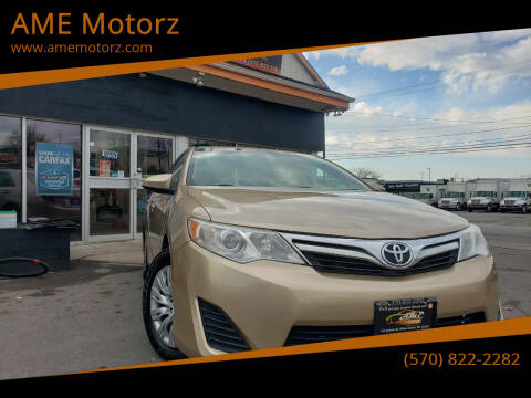 2012 Toyota Camry for sale at AME Motorz in Wilkes Barre PA
