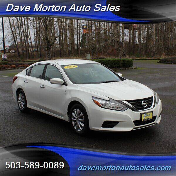 2016 Nissan Altima for sale at Dave Morton Auto Sales in Salem OR