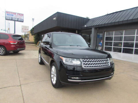 2014 Land Rover Range Rover for sale at MOTOR FAIR in Oklahoma City OK