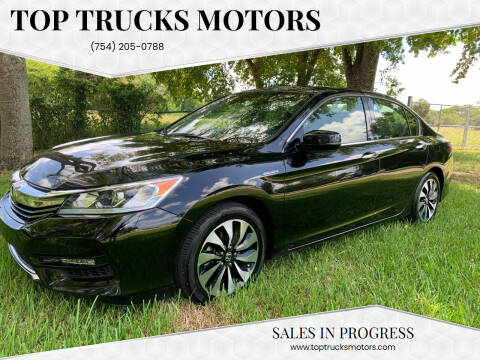 2017 Honda Accord Hybrid for sale at Top Trucks Motors in Pompano Beach FL