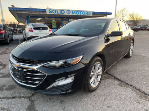 2020 Chevrolet Malibu for sale at SOLID MOTORS LLC in Garland TX