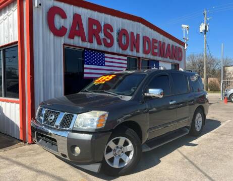 2006 Nissan Armada for sale at Cars On Demand 2 in Pasadena TX