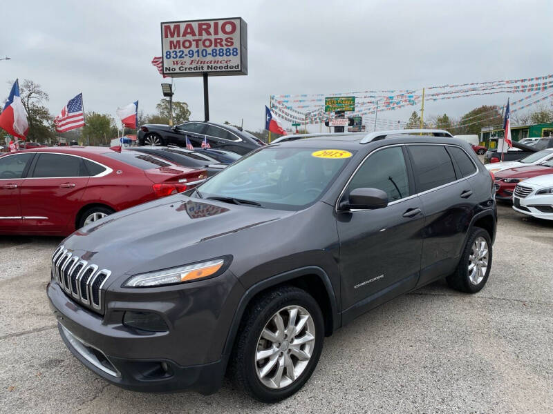 2015 Jeep Cherokee for sale at Mario Motors in South Houston TX