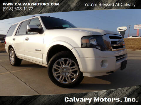 2012 Ford Expedition for sale at Calvary Motors, Inc. in Bixby OK