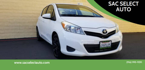 2013 Toyota Yaris for sale at SAC SELECT AUTO in Sacramento CA