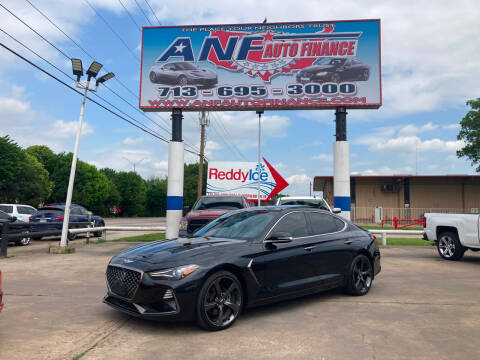 2019 Genesis G70 for sale at ANF AUTO FINANCE in Houston TX