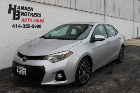 2014 Toyota Corolla for sale at HANSEN BROTHERS AUTO SALES in Milwaukee WI