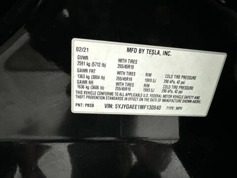 2021 Tesla Model Y Long Range