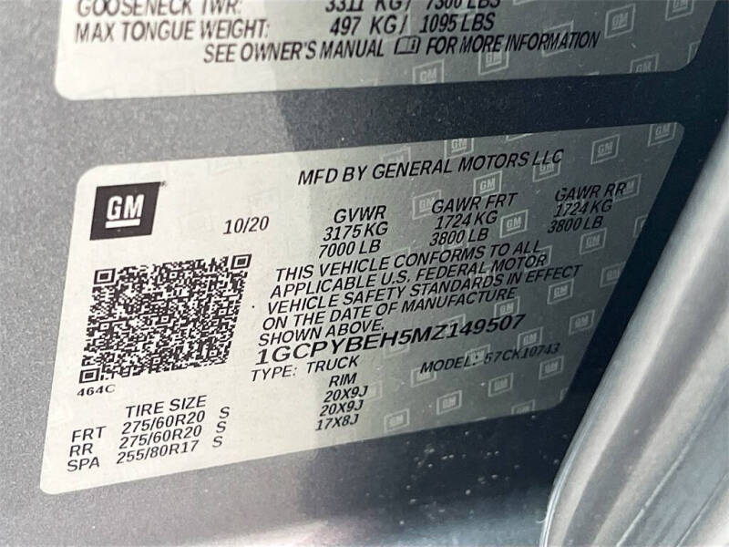 2021 Chevrolet Silverado 1500