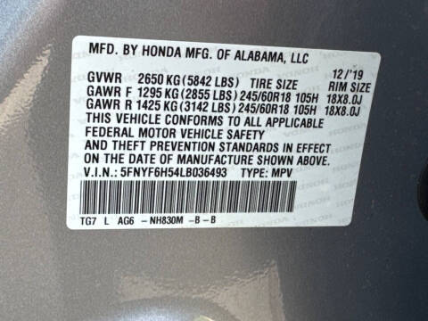 2020 Honda Pilot EX-L