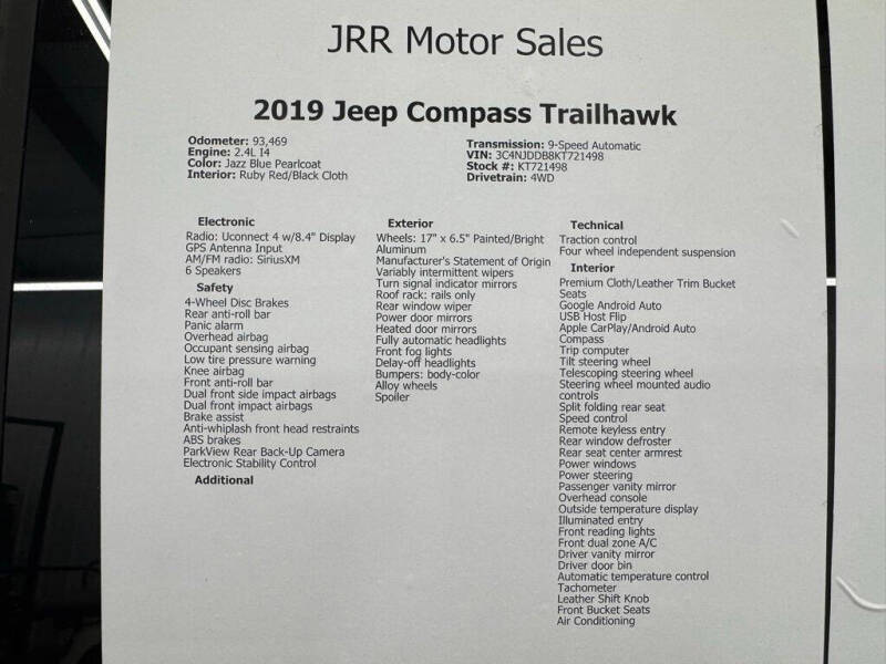 2019 Jeep Compass Trailhawk