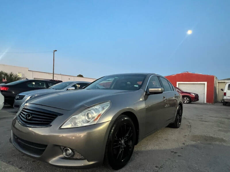 2012 Infiniti G37 Sedan for sale at ONYX AUTOMOTIVE, LLC in Largo FL