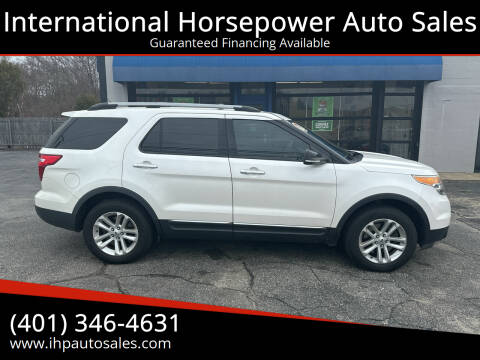 2013 Ford Explorer for sale at International Horsepower Auto Sales in Warwick RI