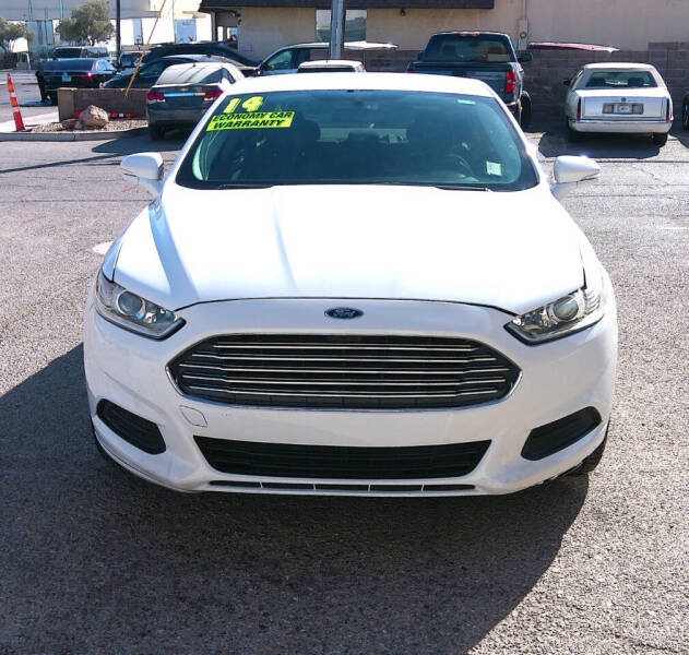 2014 Ford Fusion for sale at DESERT AUTO TRADER in Las Vegas NV