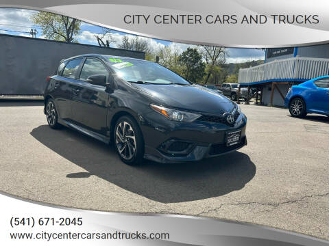2016 Scion iM for sale at City Center Cars and Trucks in Roseburg OR