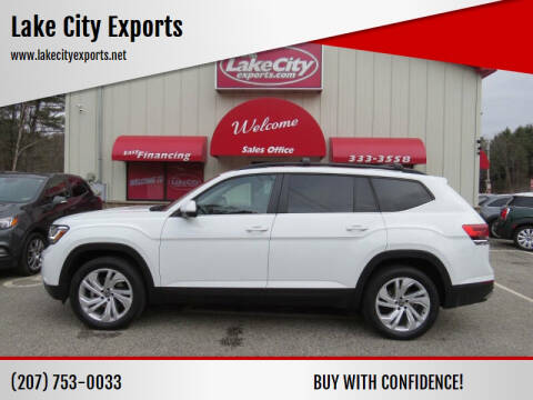2021 Volkswagen Atlas for sale at Lake City Exports in Auburn ME