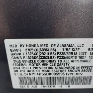 2013 Honda Pilot EX-L
