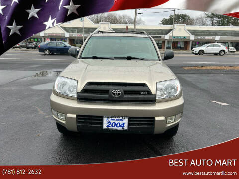 2004 Toyota 4Runner for sale at Best Auto Mart in Weymouth MA