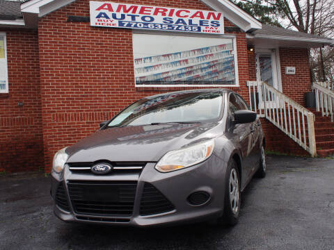 2013 Ford Focus for sale at AMERICAN AUTO SALES LLC in Austell GA