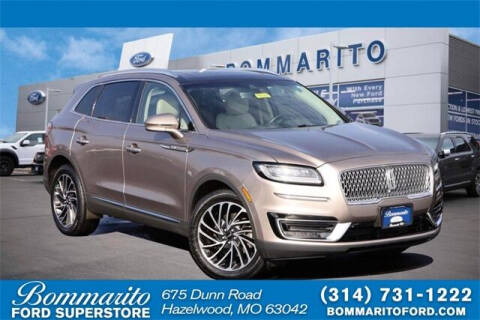 2019 Lincoln Nautilus for sale at NICK FARACE AT BOMMARITO FORD in Hazelwood MO