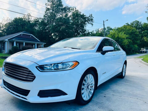 2016 Ford Fusion Hybrid for sale at Cobb Luxury Cars in Marietta GA