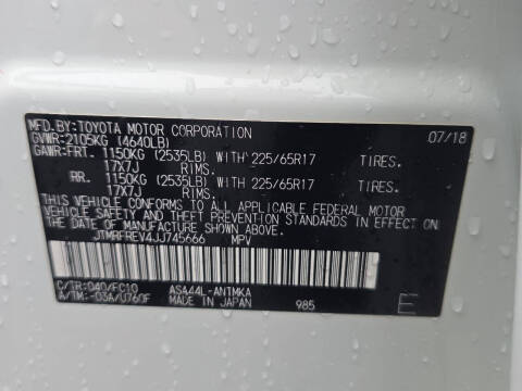 2018 Toyota RAV4 XLE