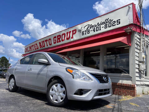 2019 Nissan Versa for sale at Unlimited Auto Group of Marietta in Marietta GA