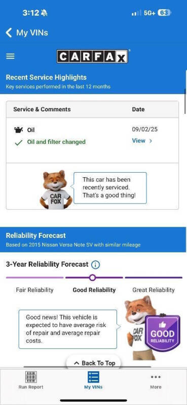 2015 Nissan Versa Note SV