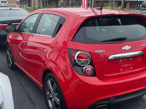 2014 Chevrolet Sonic RS Manual