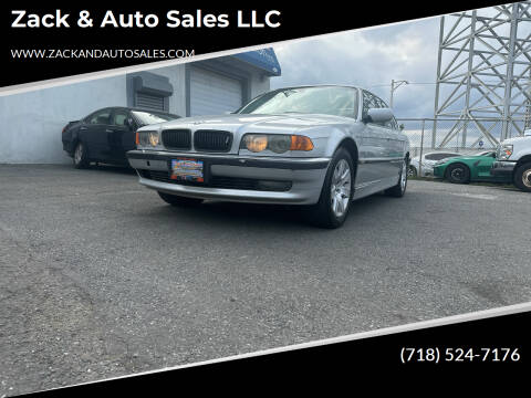 2001 BMW 7 Series for sale at Zack & Auto Sales LLC in Staten Island NY