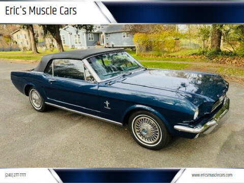 1965 Ford Mustang for sale at Eric's Muscle Cars in Clarksburg MD