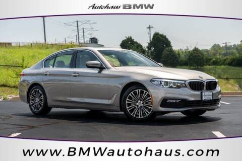 2018 BMW 5 Series for sale at Autohaus Group of St. Louis MO - 3015 South Hanley Road Lot in Saint Louis MO
